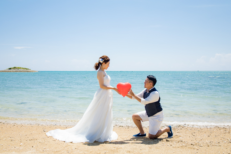 ハートのバルーン