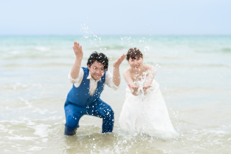 水しぶきも写真におさめて