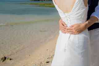 ビーチで100枚撮影