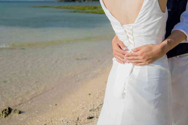 ビーチで100枚撮影