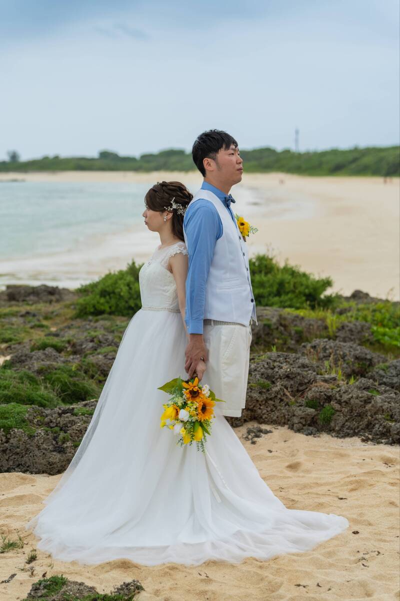 背中合わせ