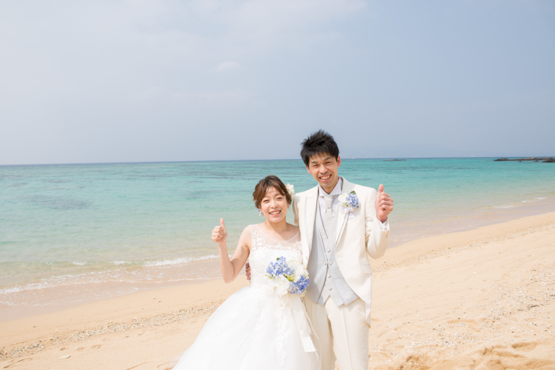 沖縄の海に感動