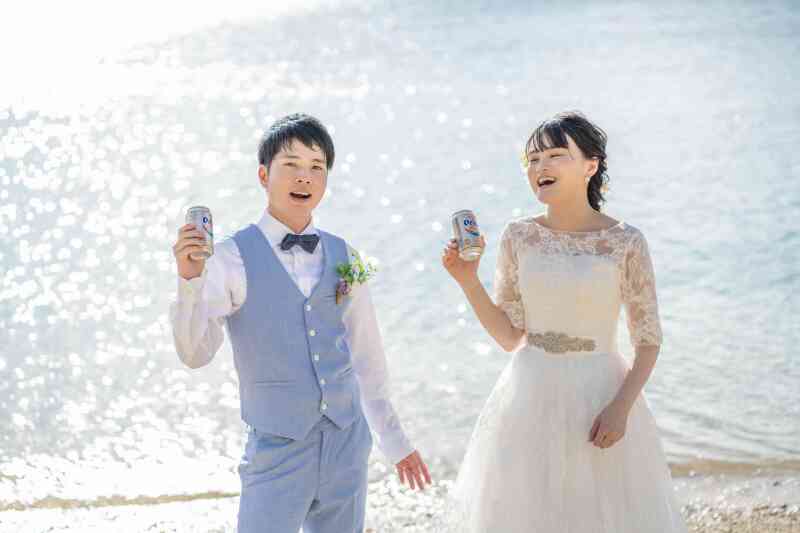 飲み終えた後を再現