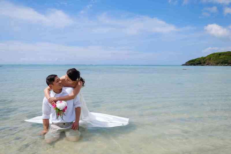 ウォーターインをしながら