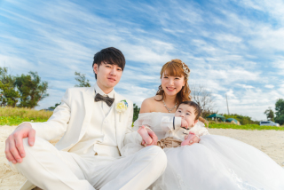 お子様も一緒に☆家族撮影