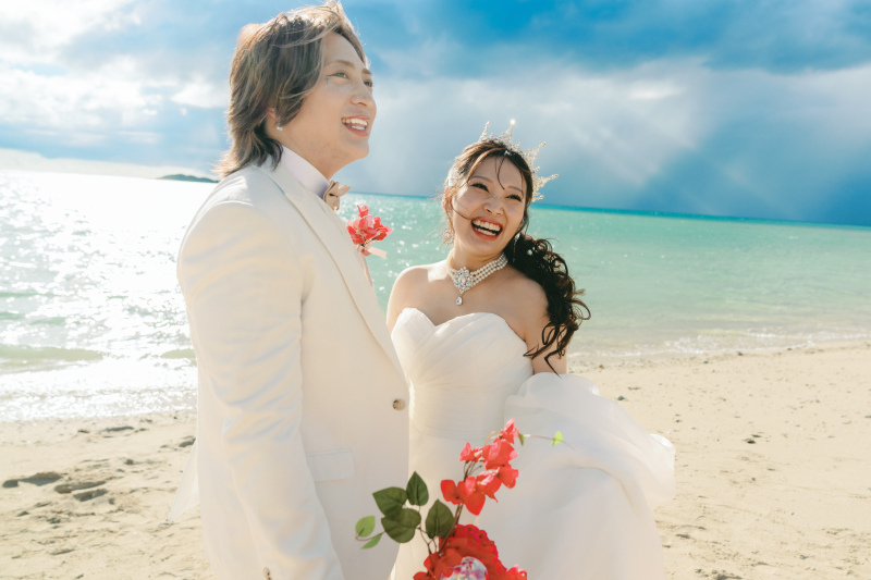 ずーっと自然な笑顔のおふたり♬こちらまで笑顔に！