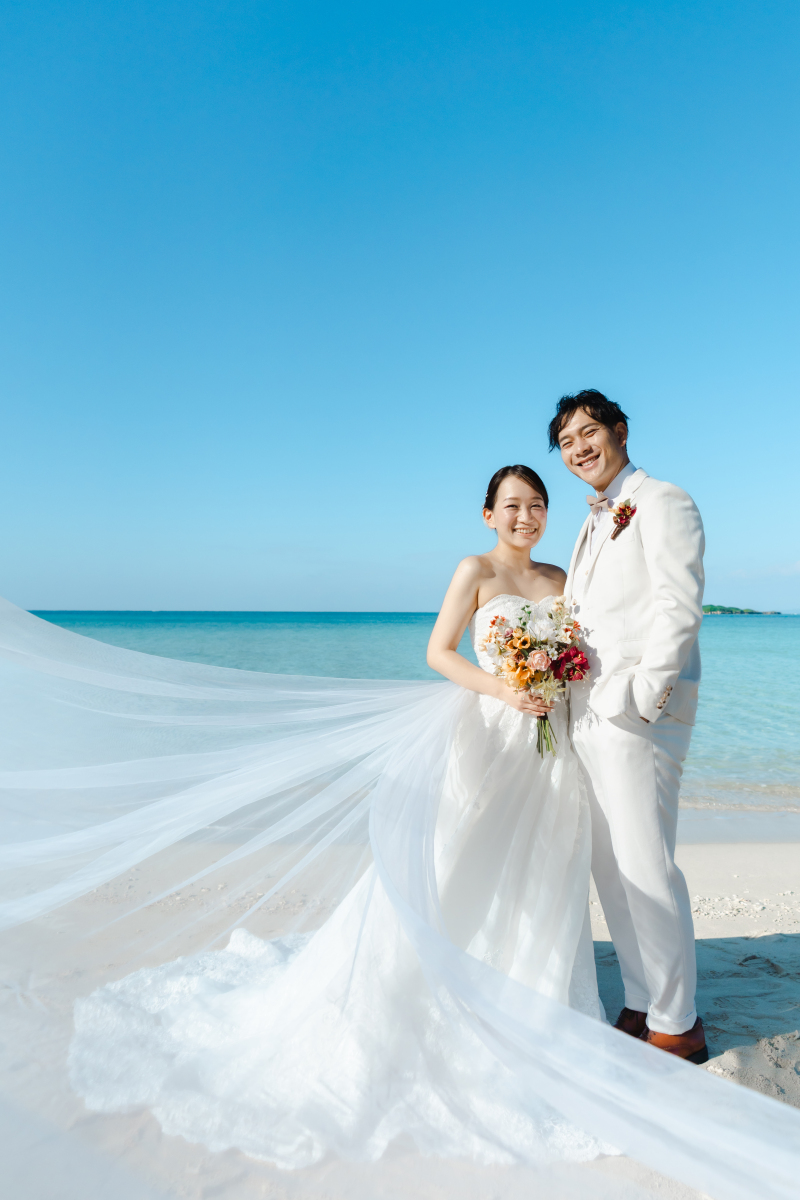 ベールを風になびかせて◎ベールの使い方は豊富です