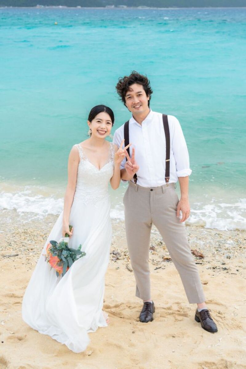 はい、ピース！