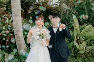 ご家族からの愛と祝福を受けながら・・