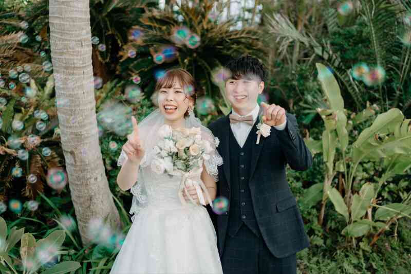 ご家族からの愛と祝福を受けながら・・