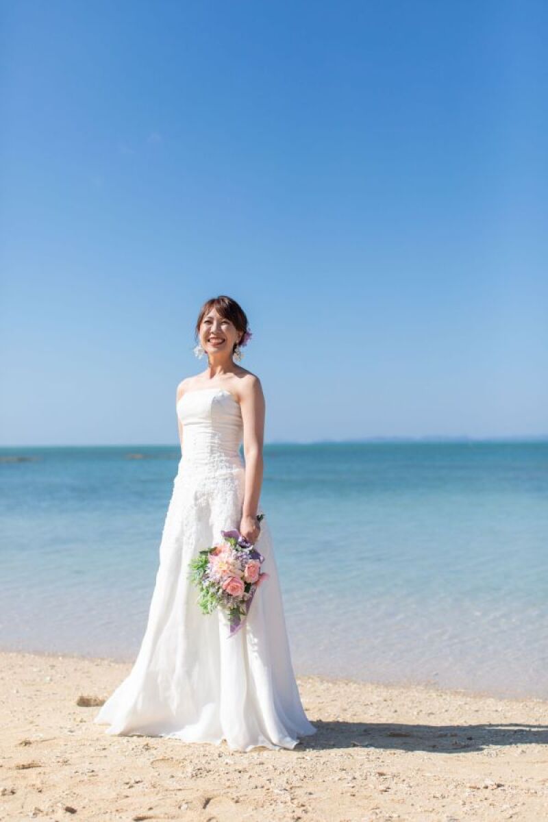 花嫁様のソロショット