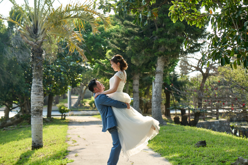 最後は抱っこショット