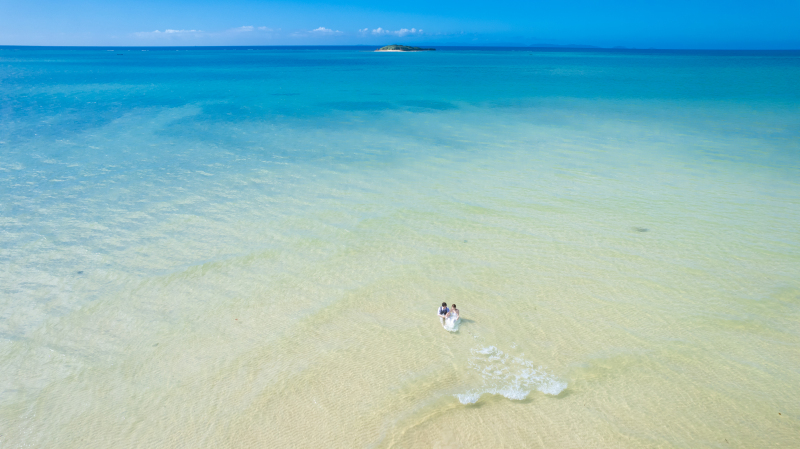 ドローンからの景色