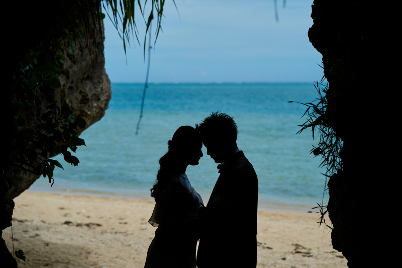 ラストは幻想的に美しくシルエットで♡