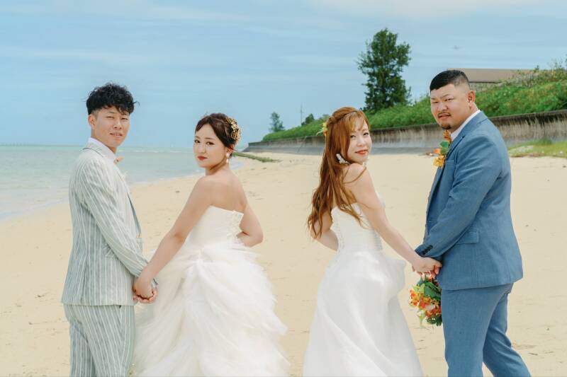 家族でのWフォトウェディング！