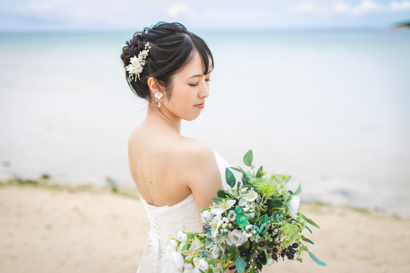 こだわったヘア・ブーケ・アクセサリー