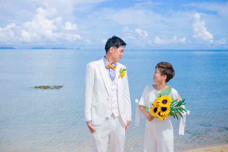 ビーチでの1ロケ