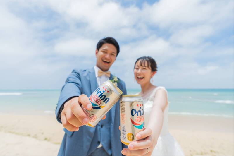 オリオンビールで