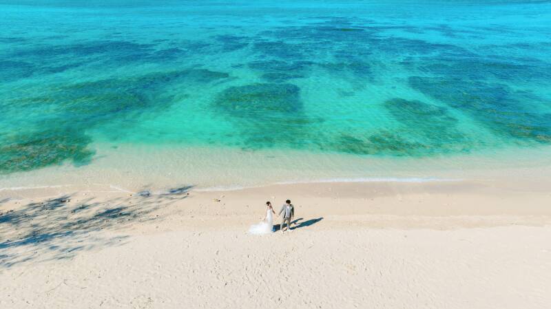 ドローン撮影で！