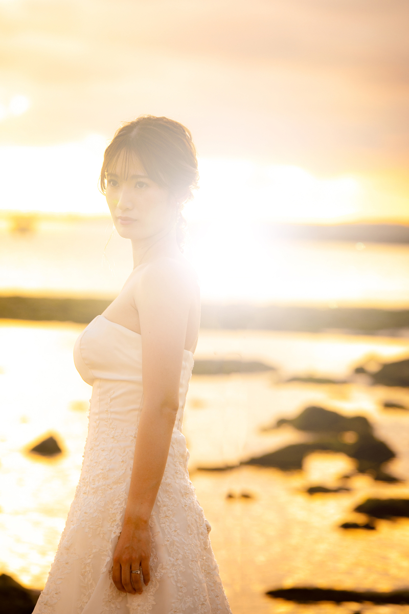 光の変化を楽しんで