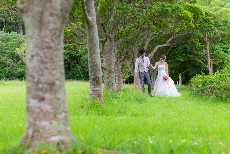 大自然に囲まれて