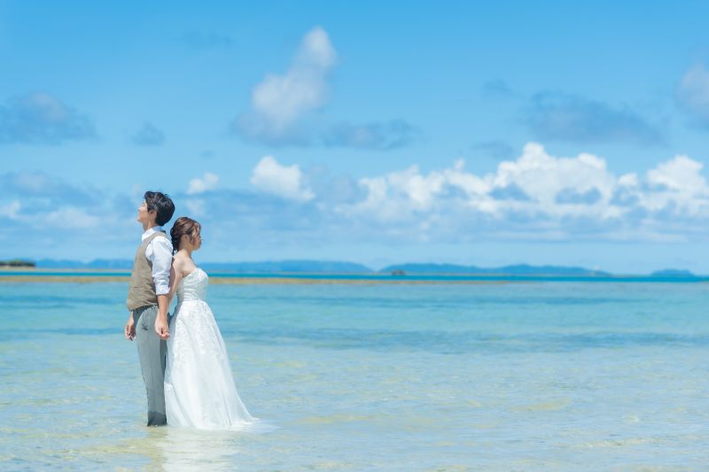 ラストカットはこの美しい景色を目に焼き付ける2人