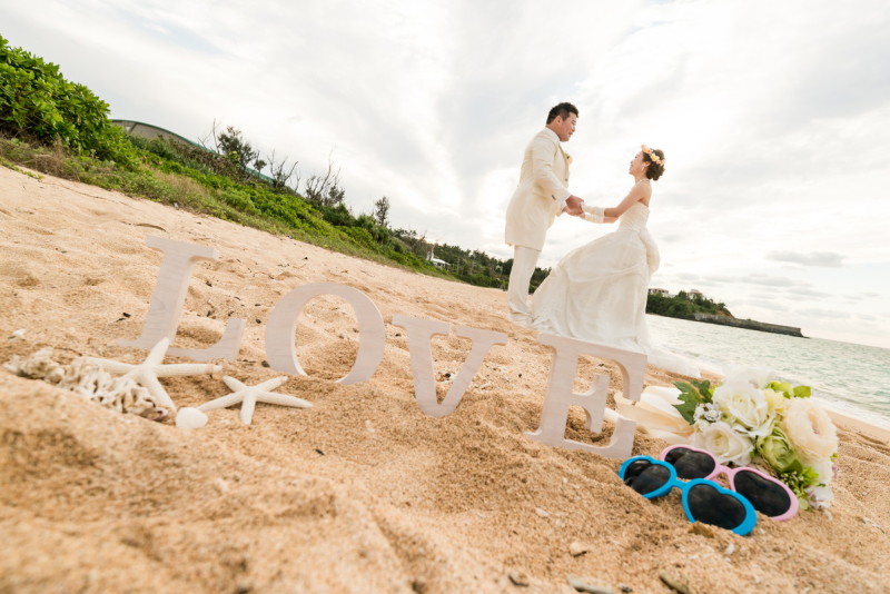 太陽の下撮影スタート！