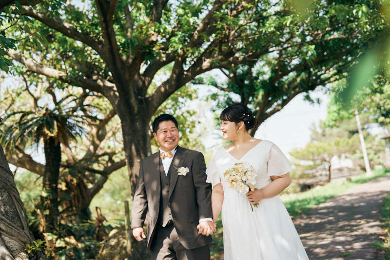 ナチュラルなお二人の姿