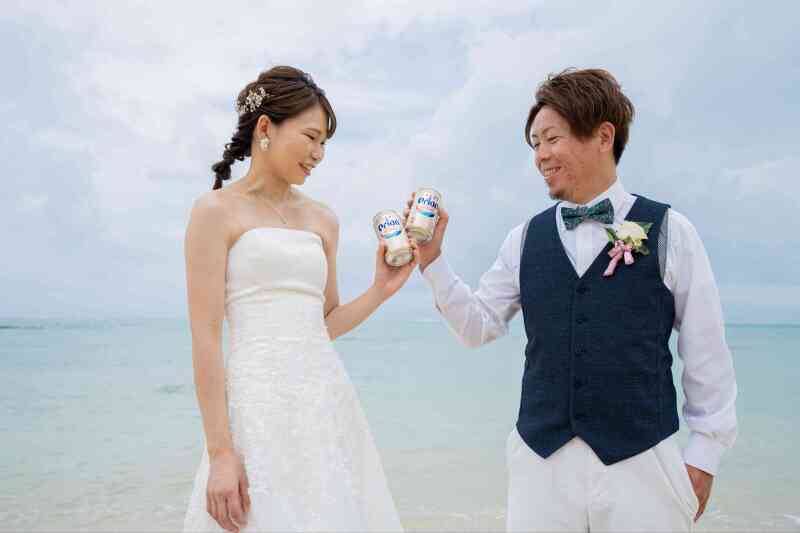 オリオンビールで