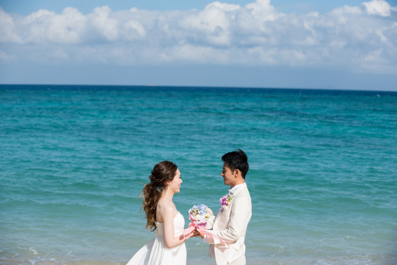 海のグラデーション