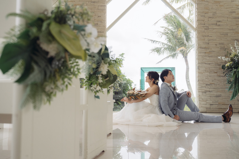 【ビーチ+チャペル撮影プラン】チャペルならではの撮影を楽しみましょう♪