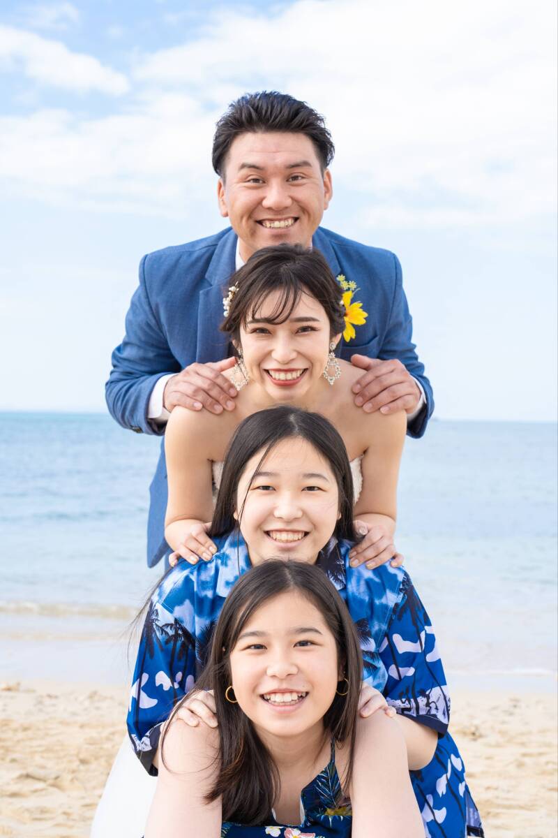 一列になって・・