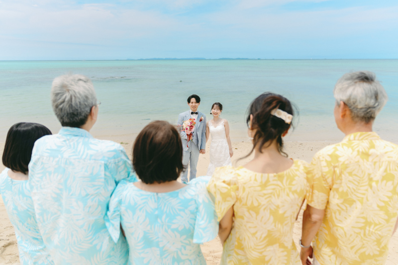 【天然ビーチ撮影100カットプラン】オプションでご家族も一緒に♪