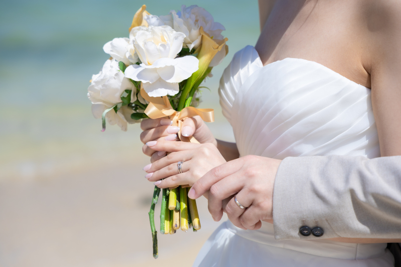 大事な指輪もしっかりと！