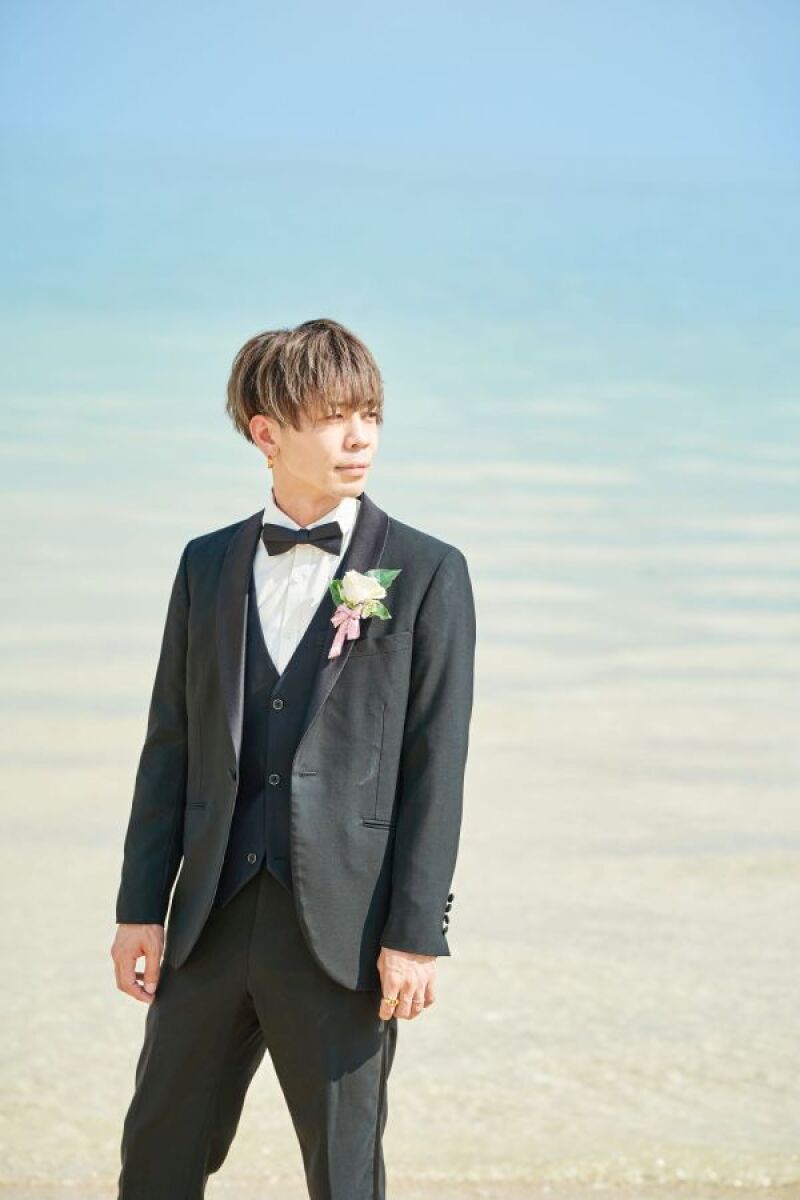 新郎様のソロショット
