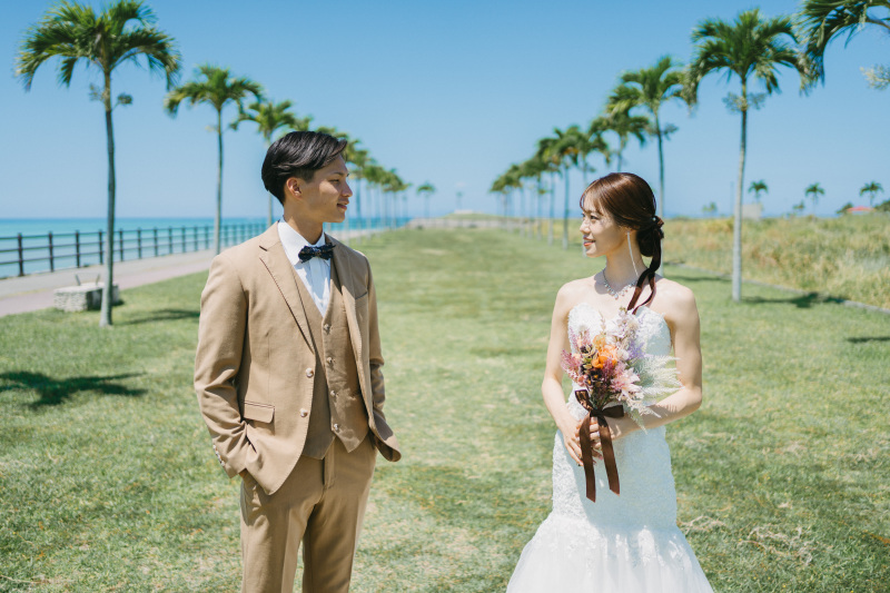 後半はヤシの木ロードにてグリーン撮影！