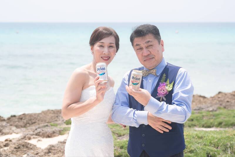 オリオンビールと