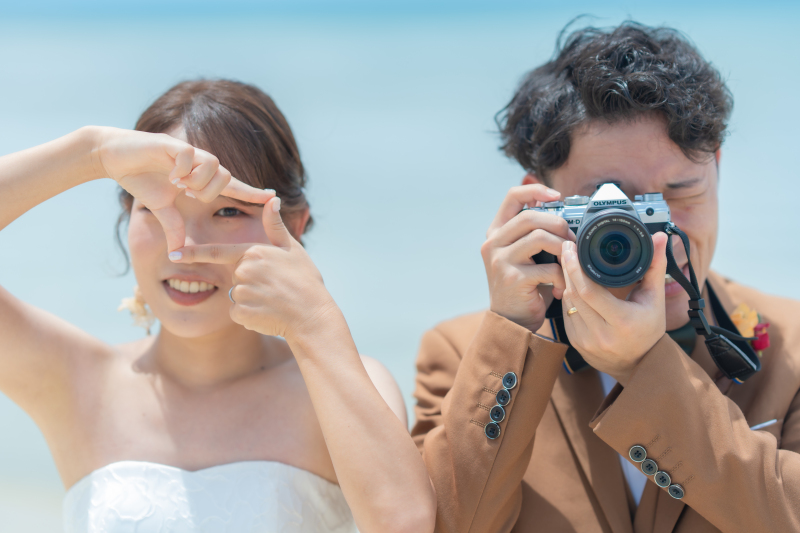 お二人とカメラマンで撮り合いっこ！！