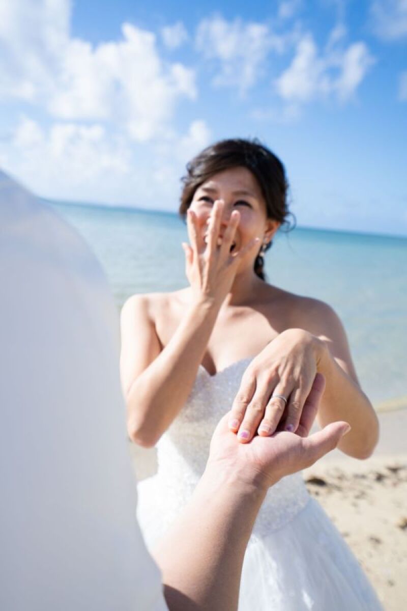 リングを手に♡