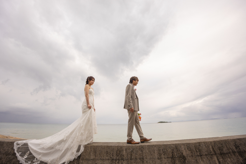 塀の上もお散歩☆足元に気をつけてゆっくりと&hellip;