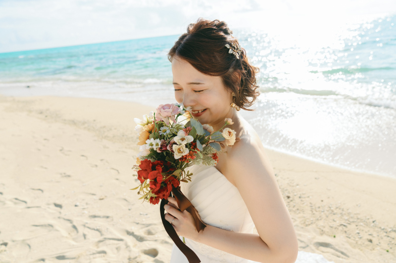 欠かせない新婦様ソロショット！