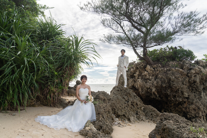 自然に溶け込むおふたり