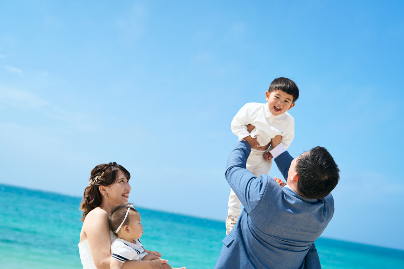 ここから家族写真スタート！