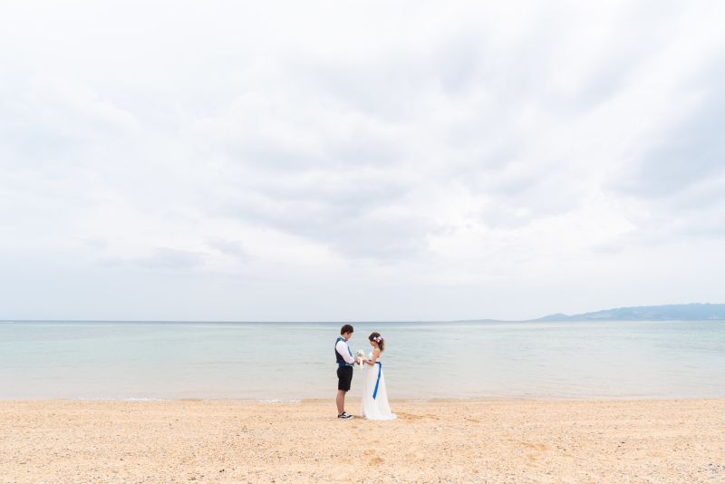 海、青空に祝福されて