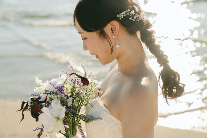 美しい新婦様のソロショットもお撮りいたします！