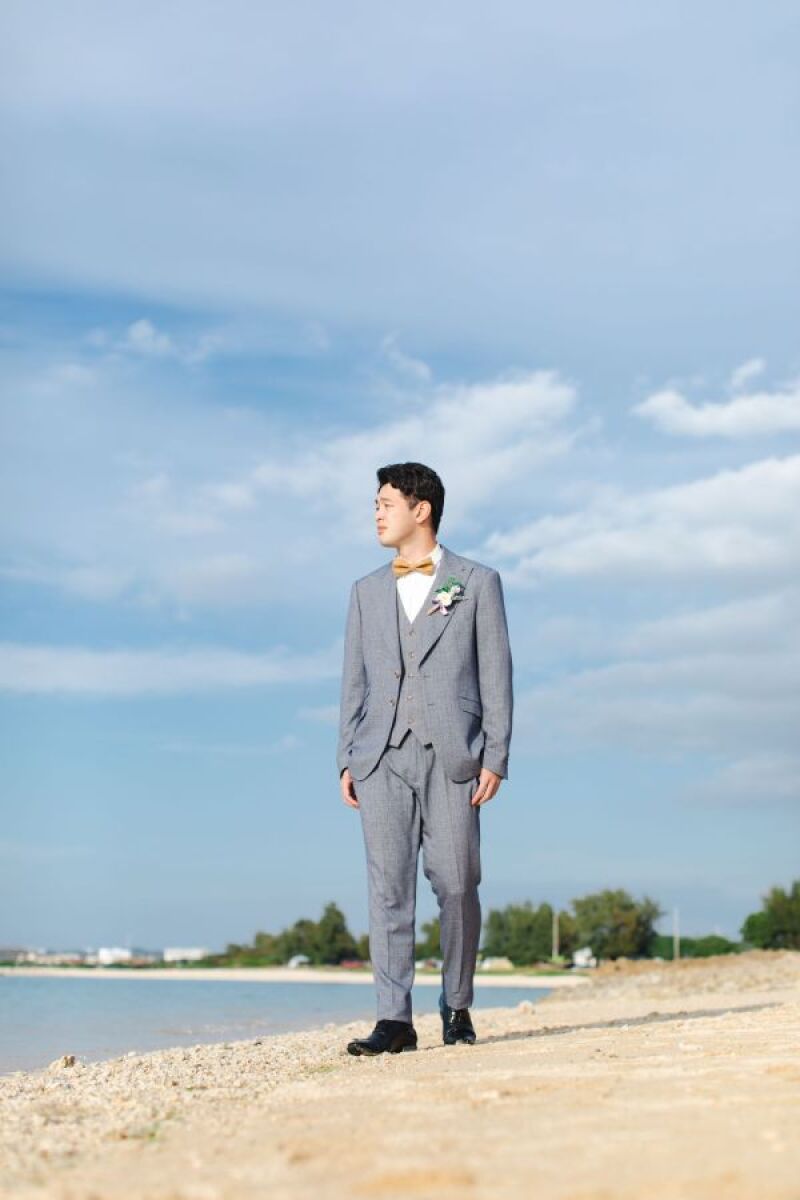 新郎様のソロショット