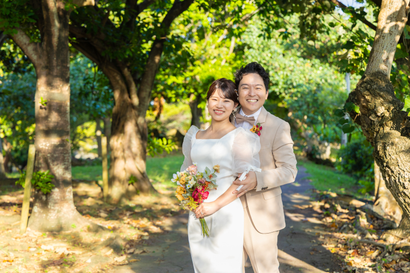 緑豊かなリラックスした空気感に自然と笑顔に。