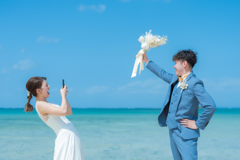 お互いだけに見せる特別な雰囲気をパシャリ☆