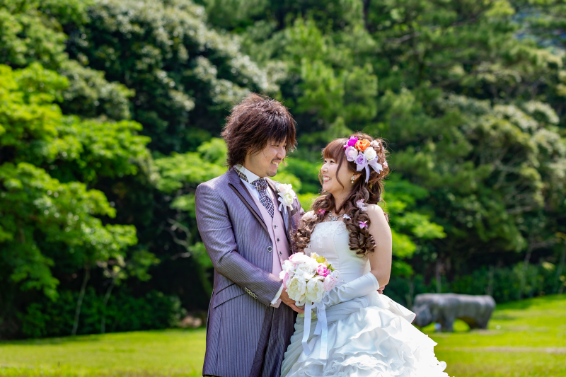 沖縄の緑の中で＾＾