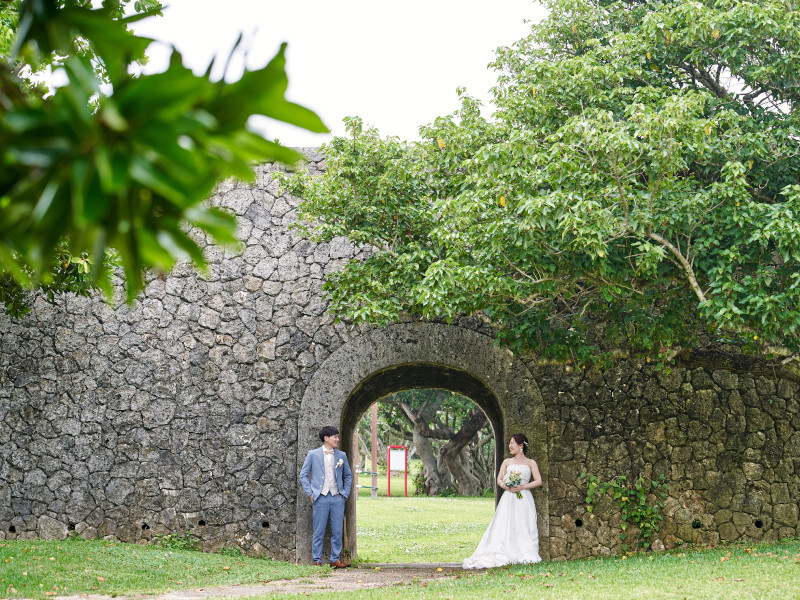 沖縄の自然に囲まれて